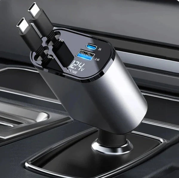 NUEVO CARGADOR DE AUTO 4 EN 1