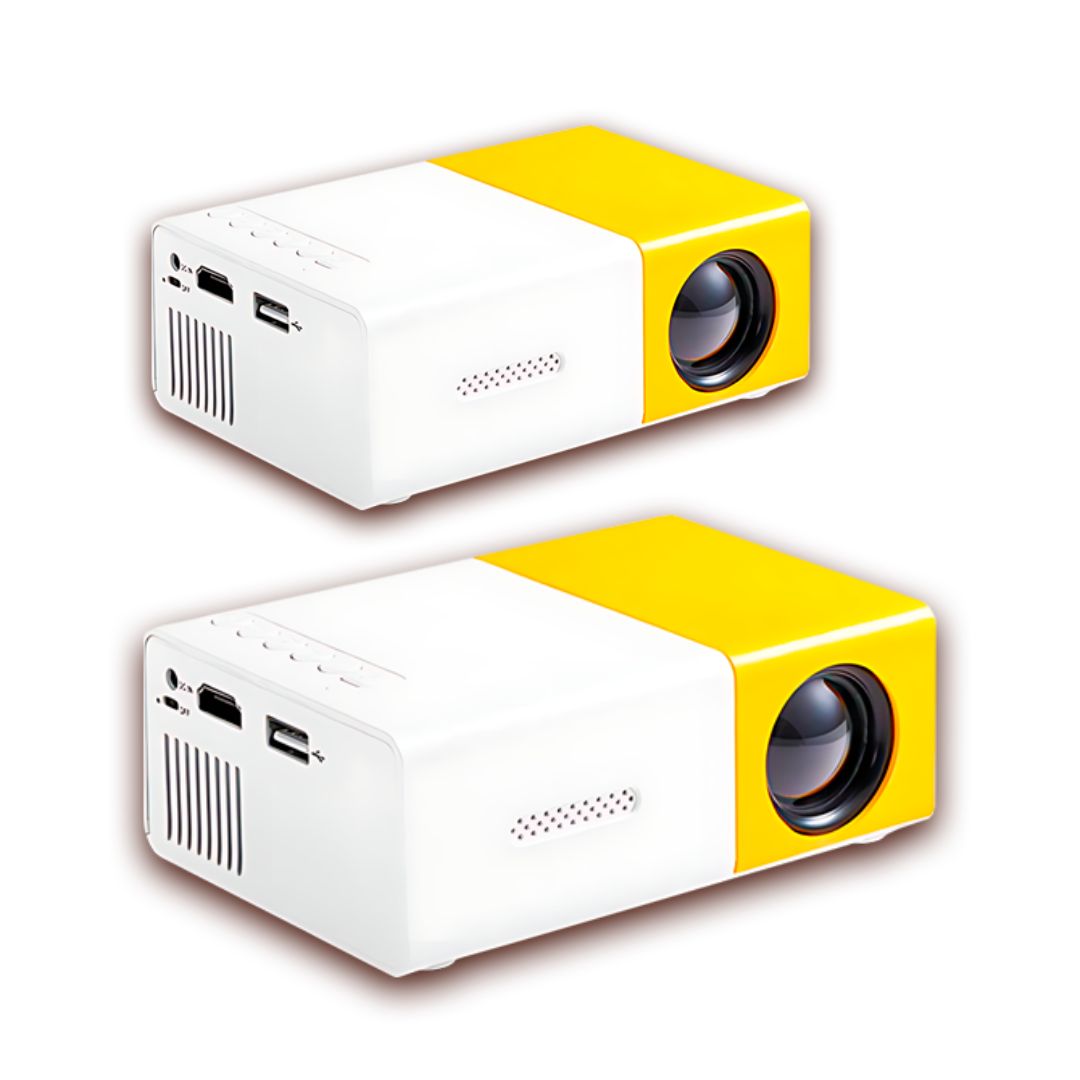 2 Unds: Mini Proyector Portátil