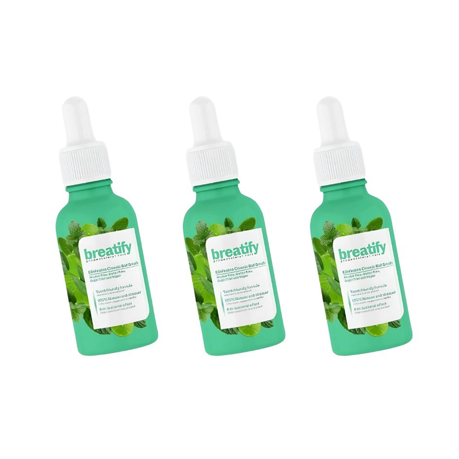 3 Unidades: FRESH MINT ESSENCE - GOTAS CONTRA EL MAL ALIENTO