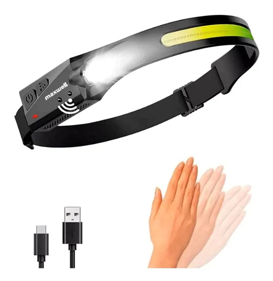 LINTERNA DE CABEZA CON SENSOR INTELIGENTE