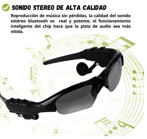 LENTES CON BLUETOOTH