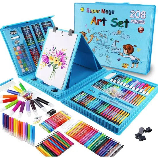 MEGA SET DE ARTE DE 208 PIEZAS