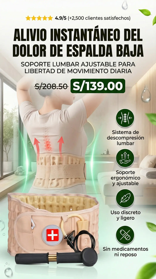 FAJA DE DESCOMPRESION LUMBAR